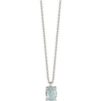 Collana Bliss Donna in Oro bianco Acquamarina 20093004